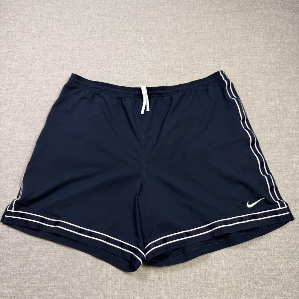 Nike‎ Shorts Mens XL Blue Athletic Drawstring Elastic Waist Dri-FIT 7 Inseam
